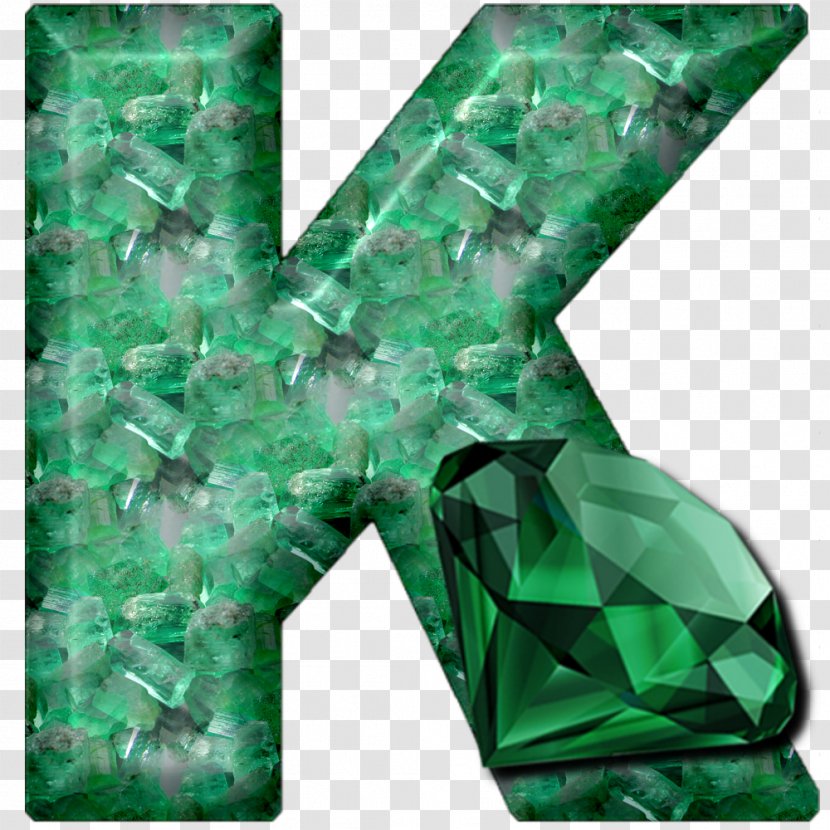 Emerald Alphabet Morse Code Green Letter Transparent PNG