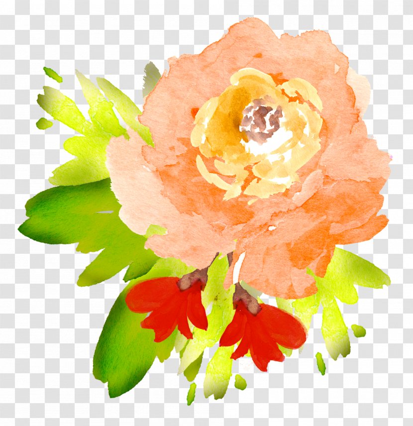Flower Floral Design Watercolor Painting Clip Art - Watercolour Transparent PNG