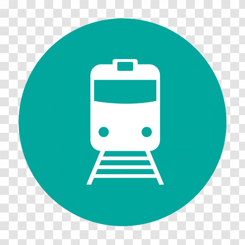 Train Rail Transport - Logo - Earth/flight/train Transparent PNG