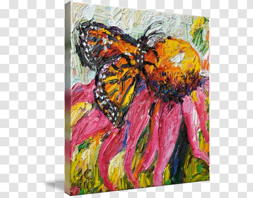 Monarch Butterfly Insect Painting Art - Invertebrate - Watercolor Purple Transparent PNG