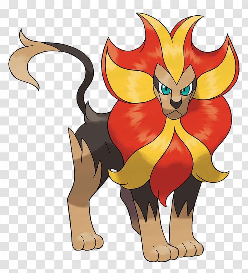 Pokémon X And Y Litleo Evolution Character Pyroar - Koffing Transparent PNG