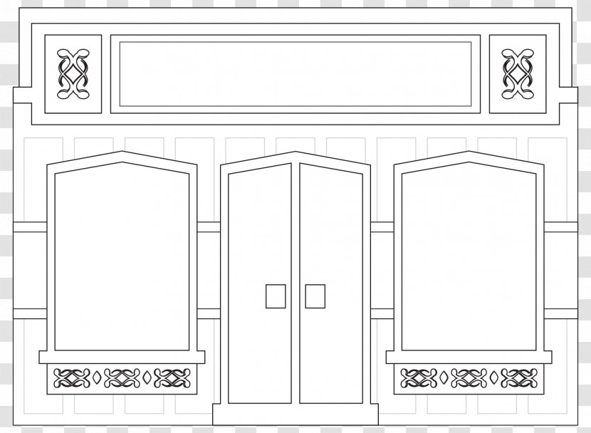 Window Door Storefront Shopping Clip Art - Drawing - Store Transparent PNG