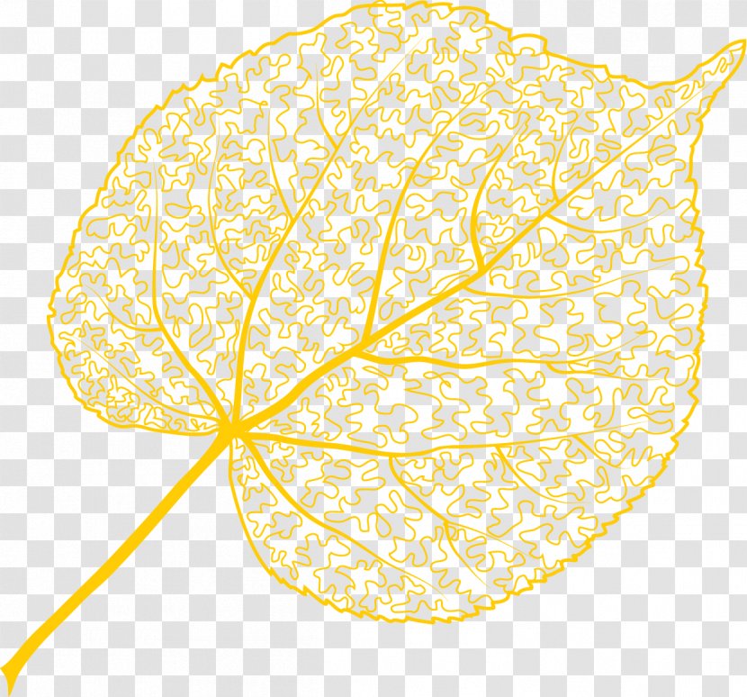 Aspen Autumn Leaf Color Cottonwood Clip Art - Watercolor Transparent PNG