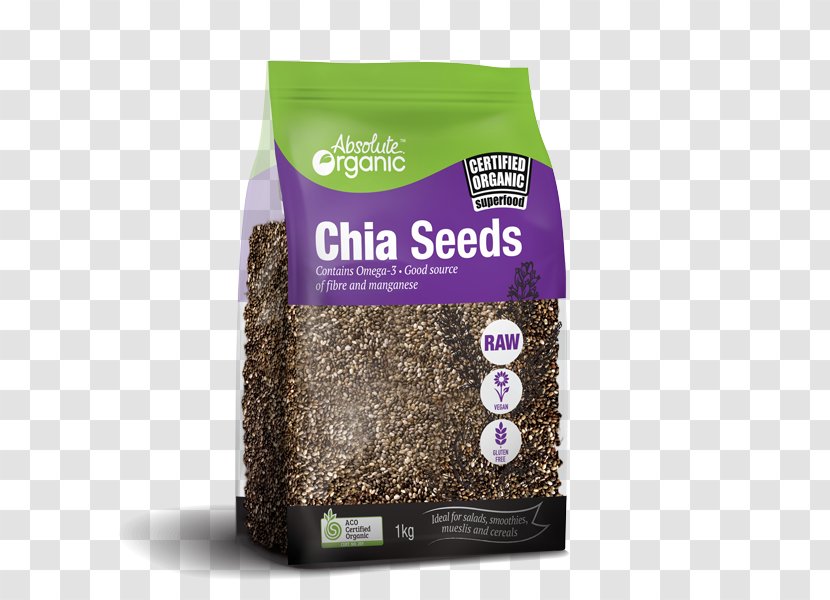 Organic Food Chia Seed Nutrient - Australia Transparent PNG