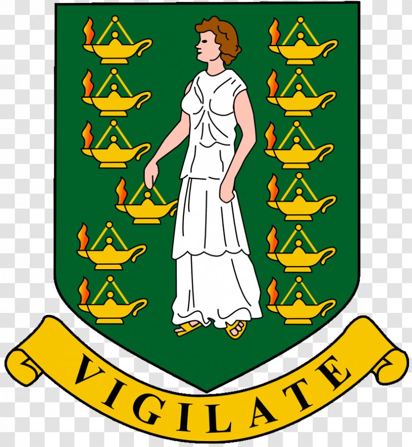 Tortola United States Virgin Islands British Overseas Territories Coat Of Arms The Flag - Text Transparent PNG