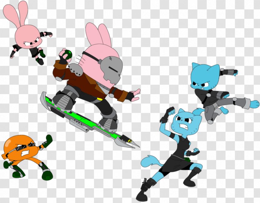 Gumball Watterson Anais Nicole Penny Fitzgerald The Amazing World Of Season 3 - Robot Transparent PNG