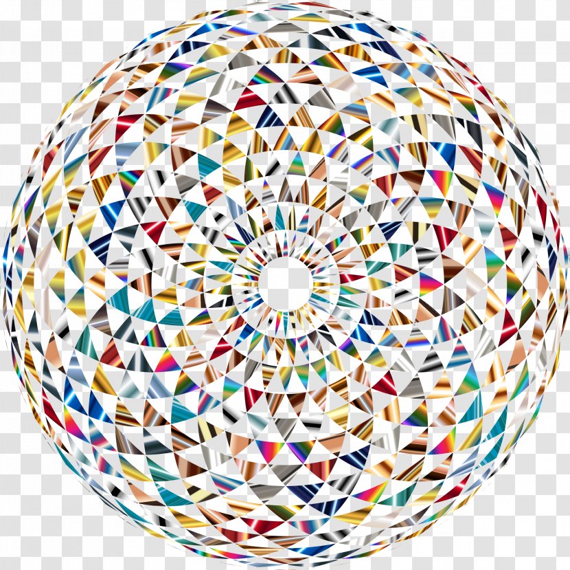Toroid Geometry Mandala Clip Art - Sphere - Flower Pack Transparent PNG