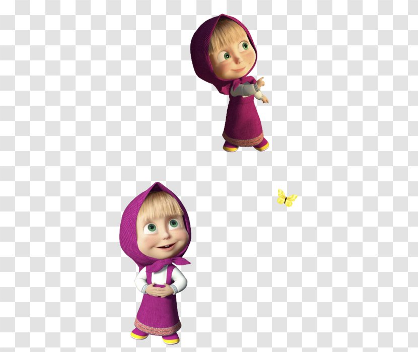 Masha And The Bear Party Birthday Transparent PNG