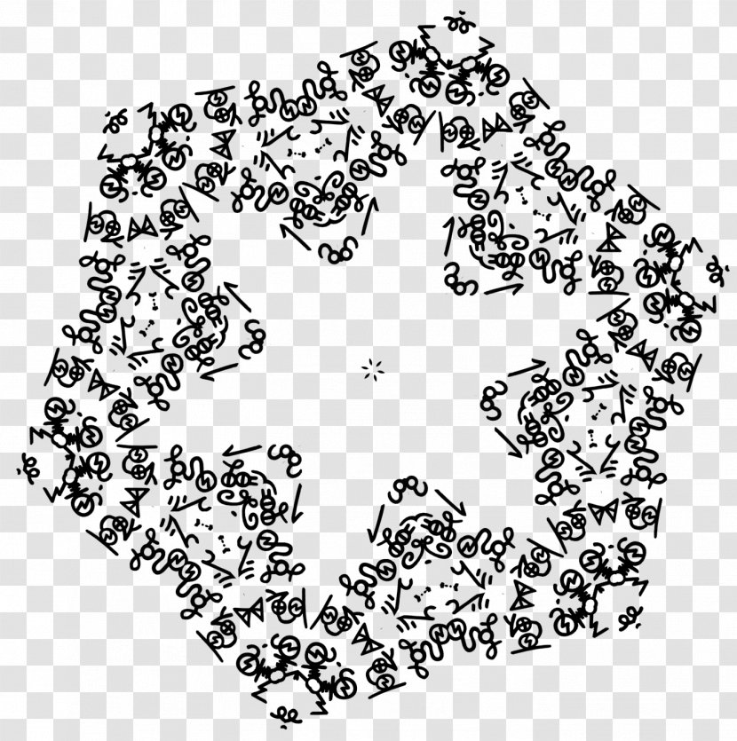 Star Unicode Symbols Snowflake - Hollow Pattern Transparent PNG