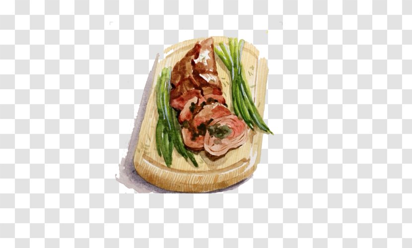 Jerky Beef - Bread Hand Painting Material Picture Transparent PNG