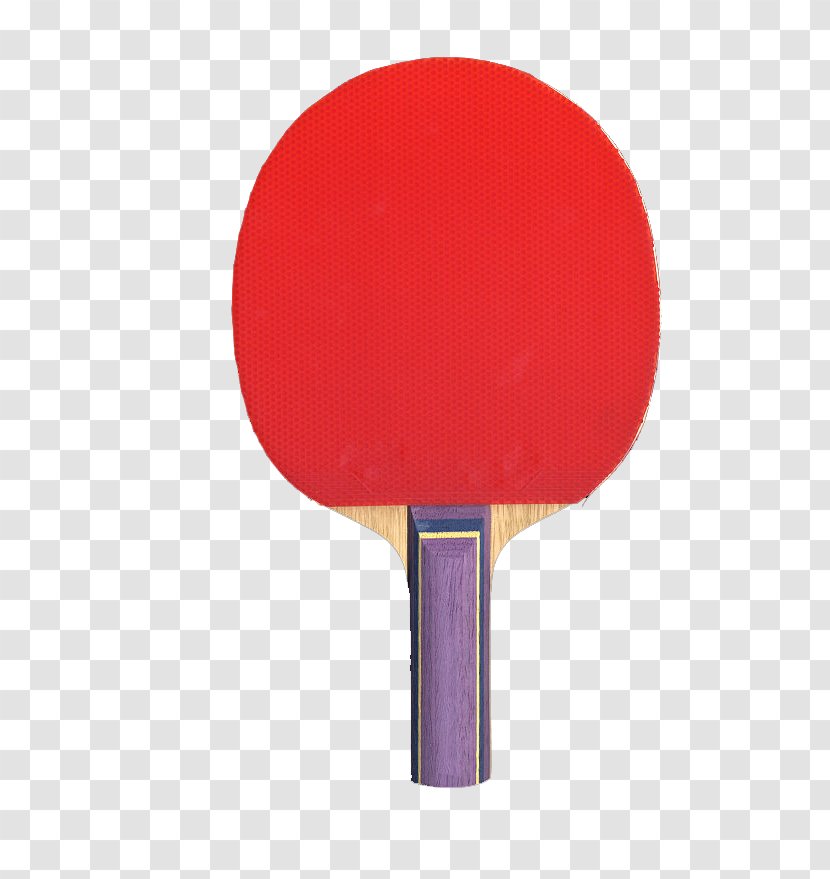 Table Tennis Racket - Red Bat Transparent PNG