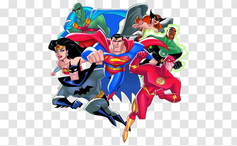 Superman Justice League Poster Animated Series Superhero - Film Transparent PNG