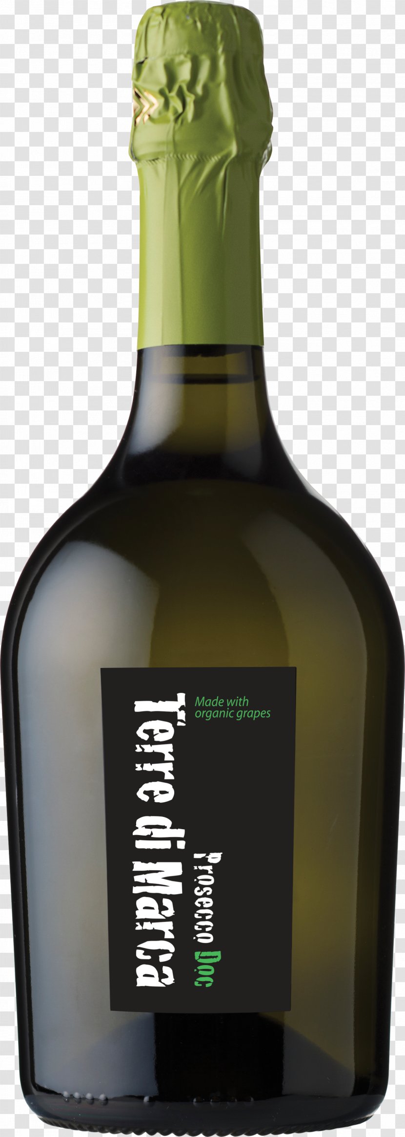 Sparkling Wine Prosecco Champagne Valdobbiadene - Bottle Transparent PNG