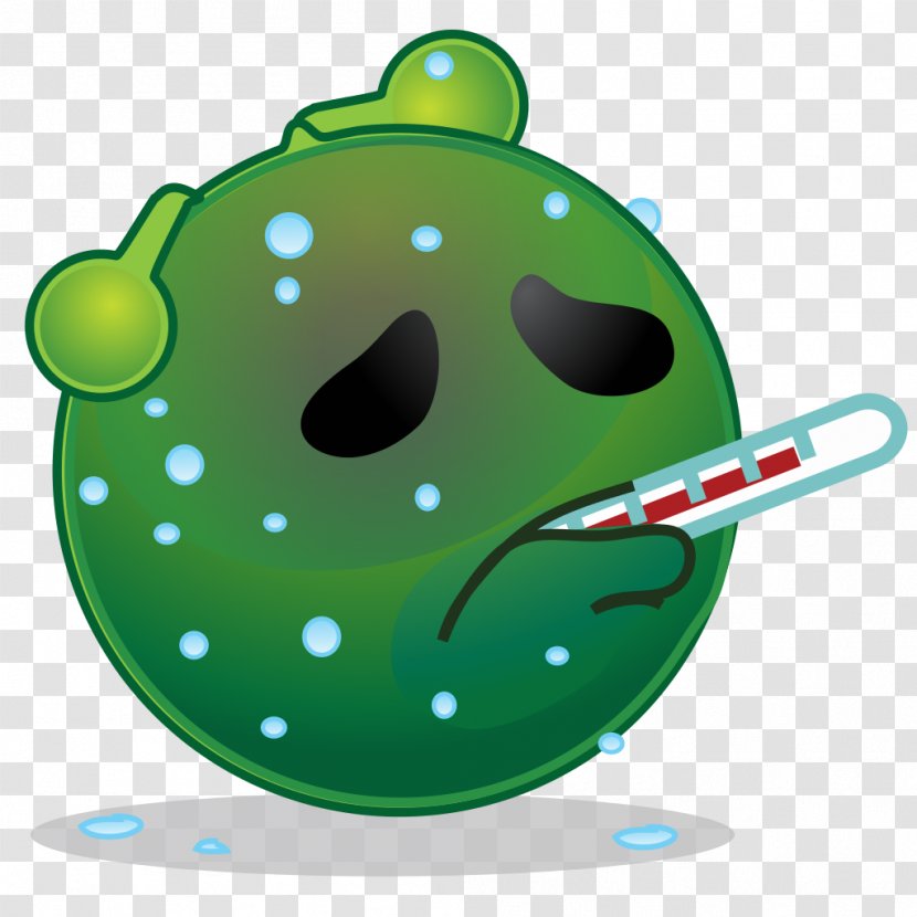Smiley Emoticon Fever Crying Clip Art - Health - Alien Transparent PNG