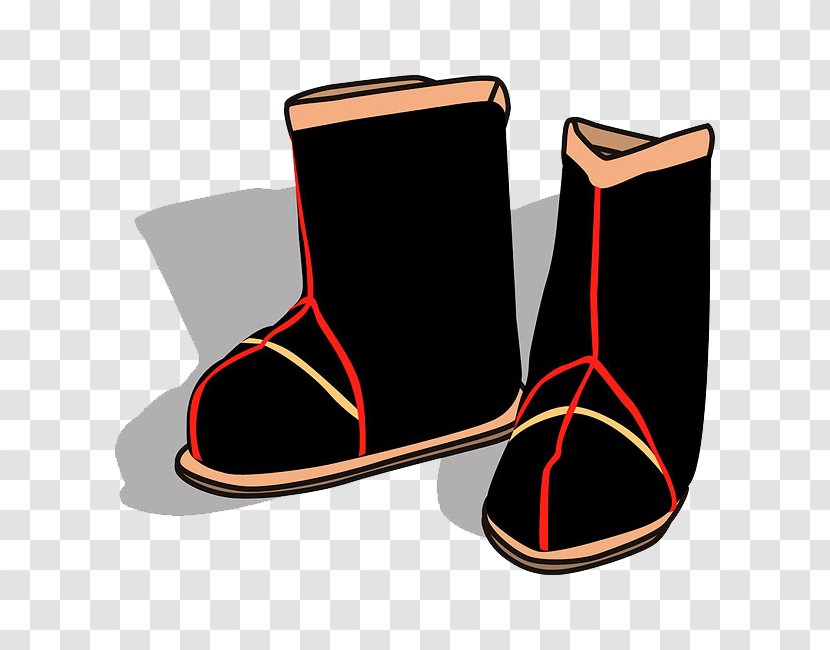 Boot Cartoon - Animation - Ancient Men Boots Transparent PNG