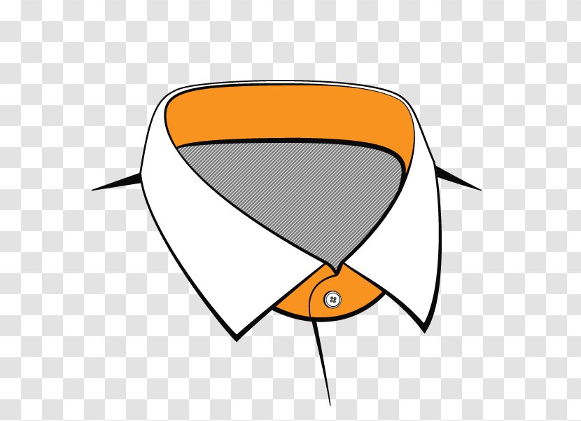 Collar Shirt Color Clip Art - Orange Transparent PNG