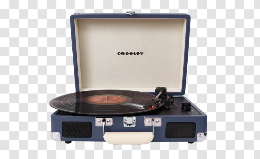 Crosley CR8005A-TU Cruiser Turntable Turquoise Vinyl Portable Record Player Phonograph CR8005D - Lp - Sony Transparent PNG