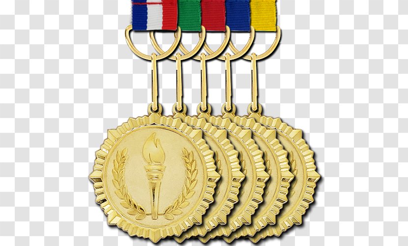 Gold Medal Silver Bronze Award - Badge Transparent PNG