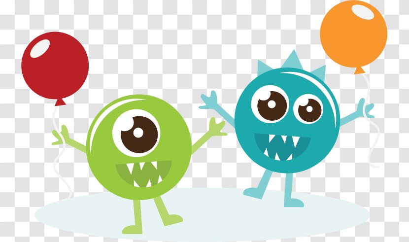 Clip Art - Happy Monster Band - Cute Transparent PNG