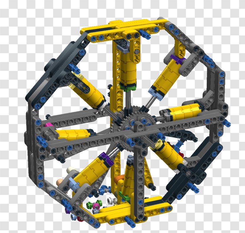 Lego Technic Pneumatics Radial Engine LEGO Digital Designer - Rotary Transparent PNG