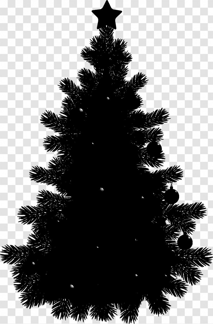 Clip Art +Black Pine Tree Openclipart - Evergreen - Black Transparent PNG