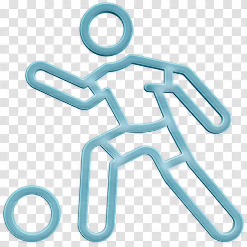 Football Player Icon People Icon Humanpictos Icon Transparent PNG