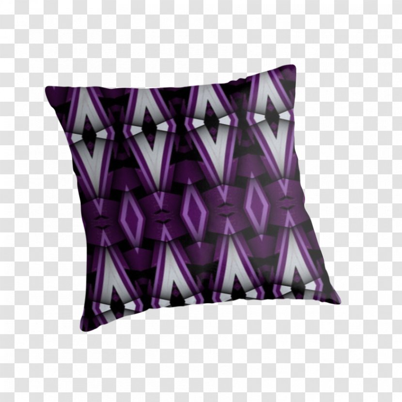 Cushion Throw Pillows Rectangle - Violet - Lavender Pattern Transparent PNG