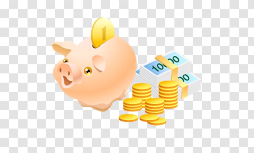 Piggy Bank Money Bag Coin Transparent PNG