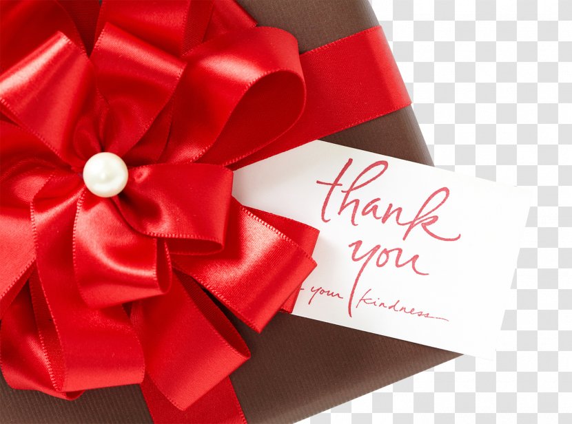 Gift Card Red Ribbon Transparent PNG