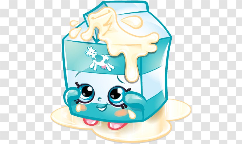Milk Upside-down Cake Shopkins Frosting & Icing Pancake - Shoppies Bubbleisha - Split Box Transparent PNG