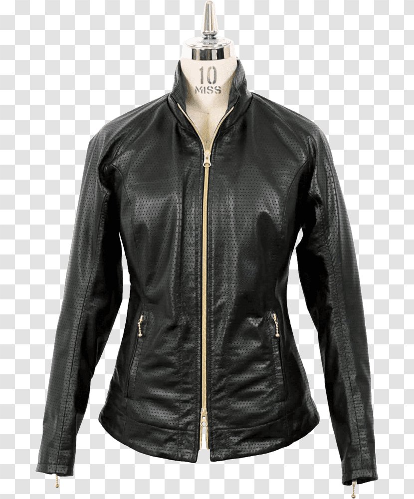 Leather Jacket - Material - Mf Transparent PNG