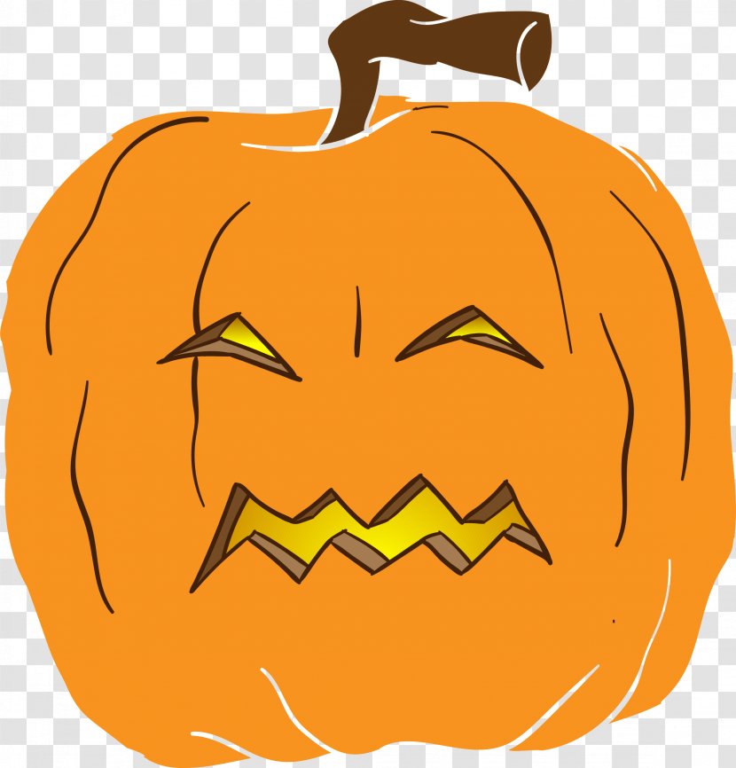 Jack-o'-lantern Clip Art Pumpkin Halloween - Jack O Lantern Transparent PNG