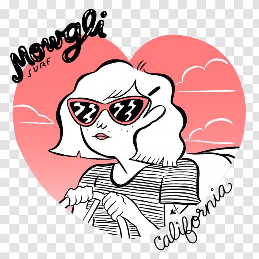 Tuesday Bassen Los Angeles Illustrator Zara Clip Art - Heart - Mowgli Transparent PNG