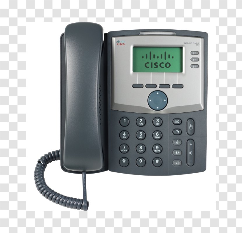 VoIP Phone Voice Over IP Cisco SPA 303 Telephone Systems - Electronics - Anyconnect Icon Transparent PNG