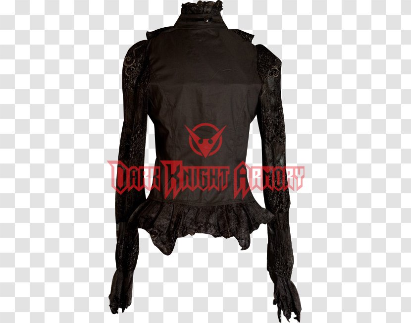 Leather Jacket Blouse Shoulder - Textile Transparent PNG