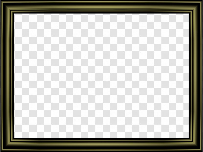 Chess Square Area Picture Frame Pattern - Black Border Transparent Image Transparent PNG