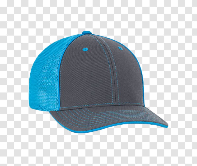 Pacific Headwear Youth 404M Trucker Mesh Baseball Caps Hat - Blue - Hats Transparent PNG