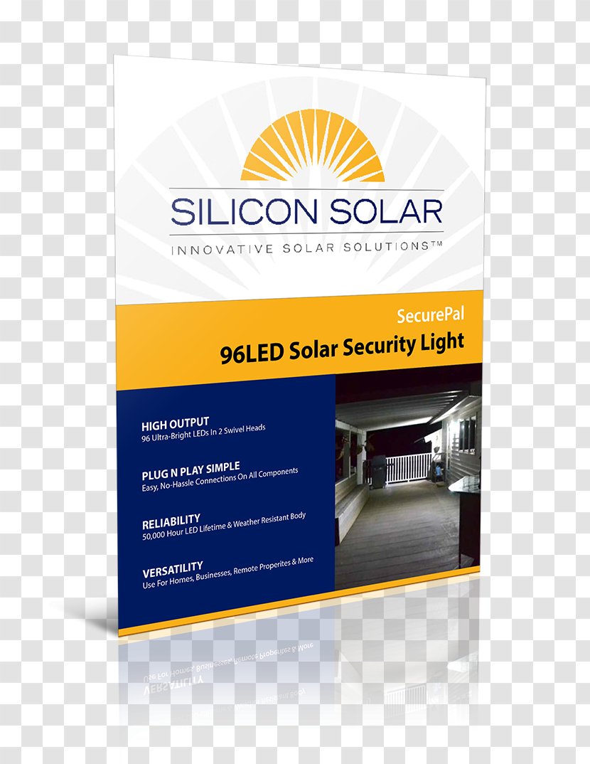Light Solar Lamp Energy Power Panels - Flyer Transparent PNG