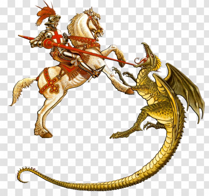 Saint George And The Dragon George's Day April 23 Transparent PNG