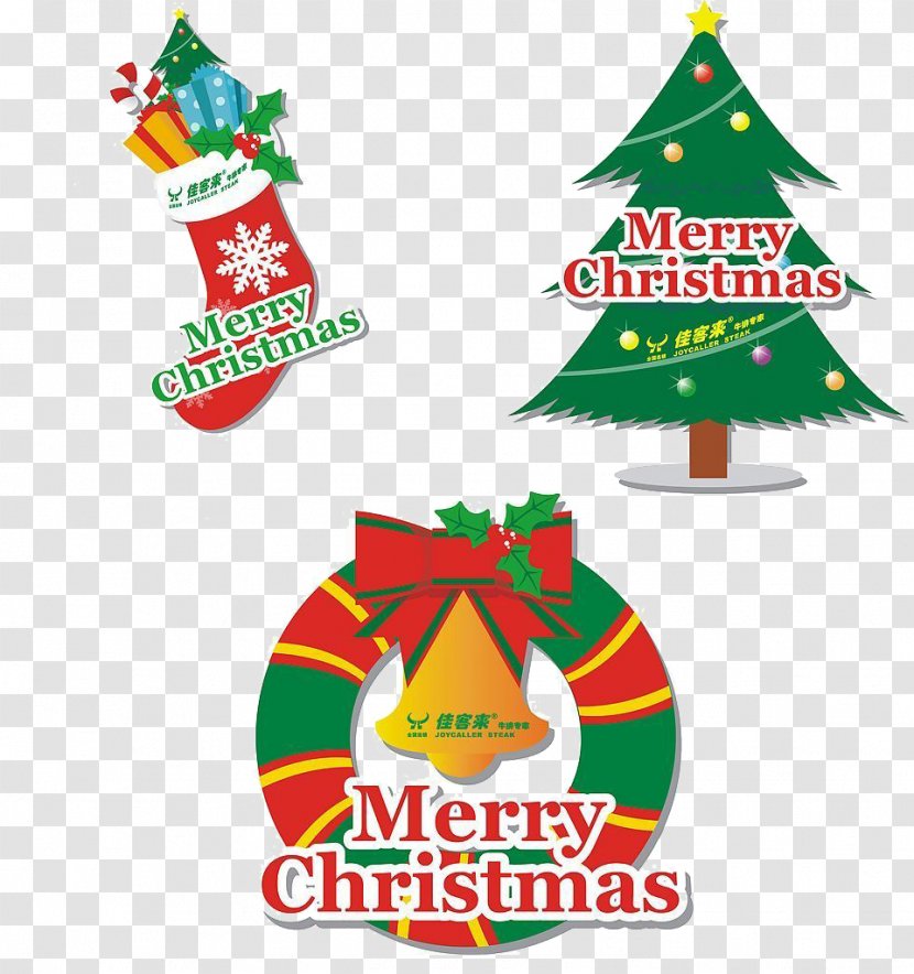 Christmas Tree Santa Claus Ornament Clip Art - Holiday - Stocking,Christmas Tree,Christmas Socks Transparent PNG