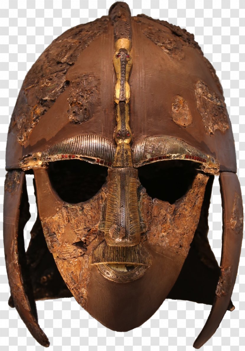 Sutton Hoo Helmet 7th Century British Museum Ship Burial Transparent PNG