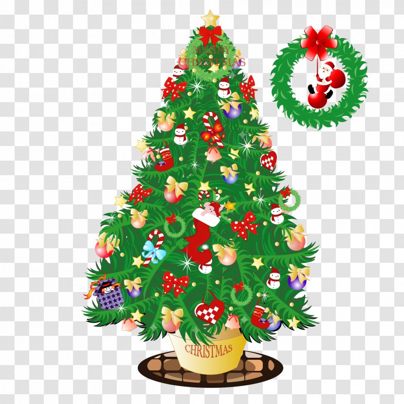 Santa Claus Christmas Tree Email Outlook.com - New Year - Cartoon Transparent PNG