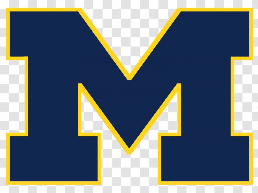 Michigan Wolverines Football University Of Field Hockey Men's Basketball Big Ten Conference - Number - Electric Blue Transparent PNG