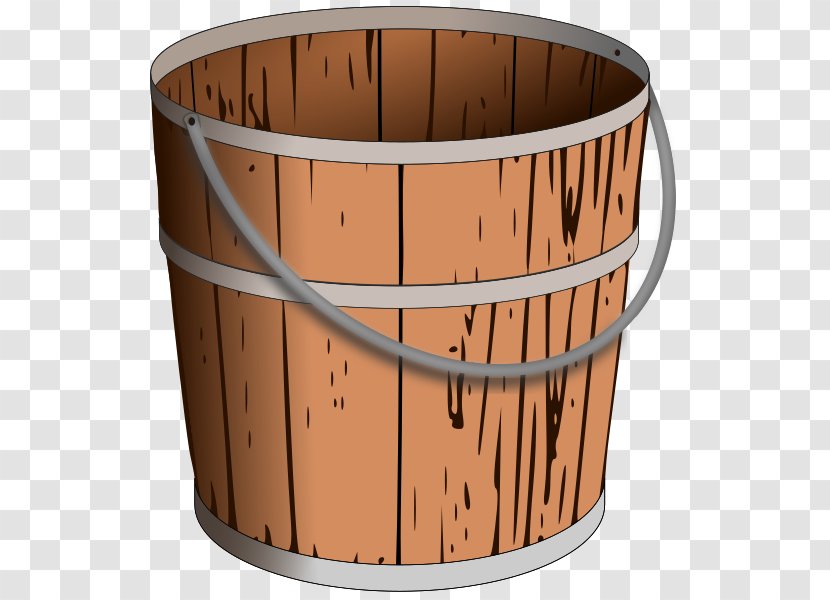 Bucket Clip Art - Material - Wood Basket Transparent PNG