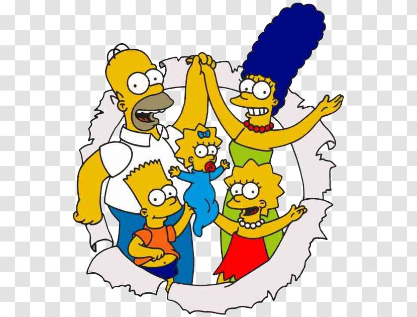 Lisa Simpson Homer Bart Television Show - Cartoon - Simpsons Transparent PNG