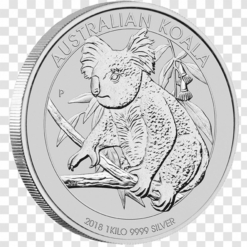 Perth Mint Koala Bullion Coin Silver Australian Kookaburra Transparent PNG
