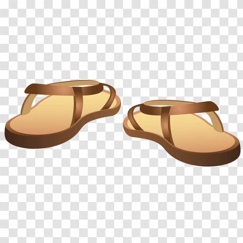 Slipper Sandal - Brown - Beautiful Sandals Transparent PNG