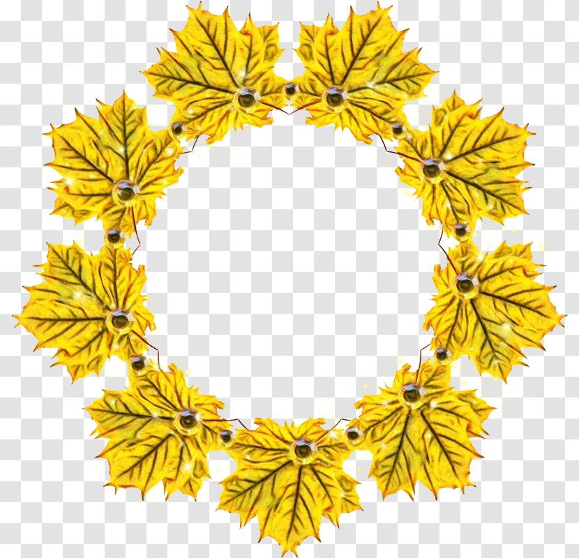 Christmas Decoration - Yellow - Flower Transparent PNG