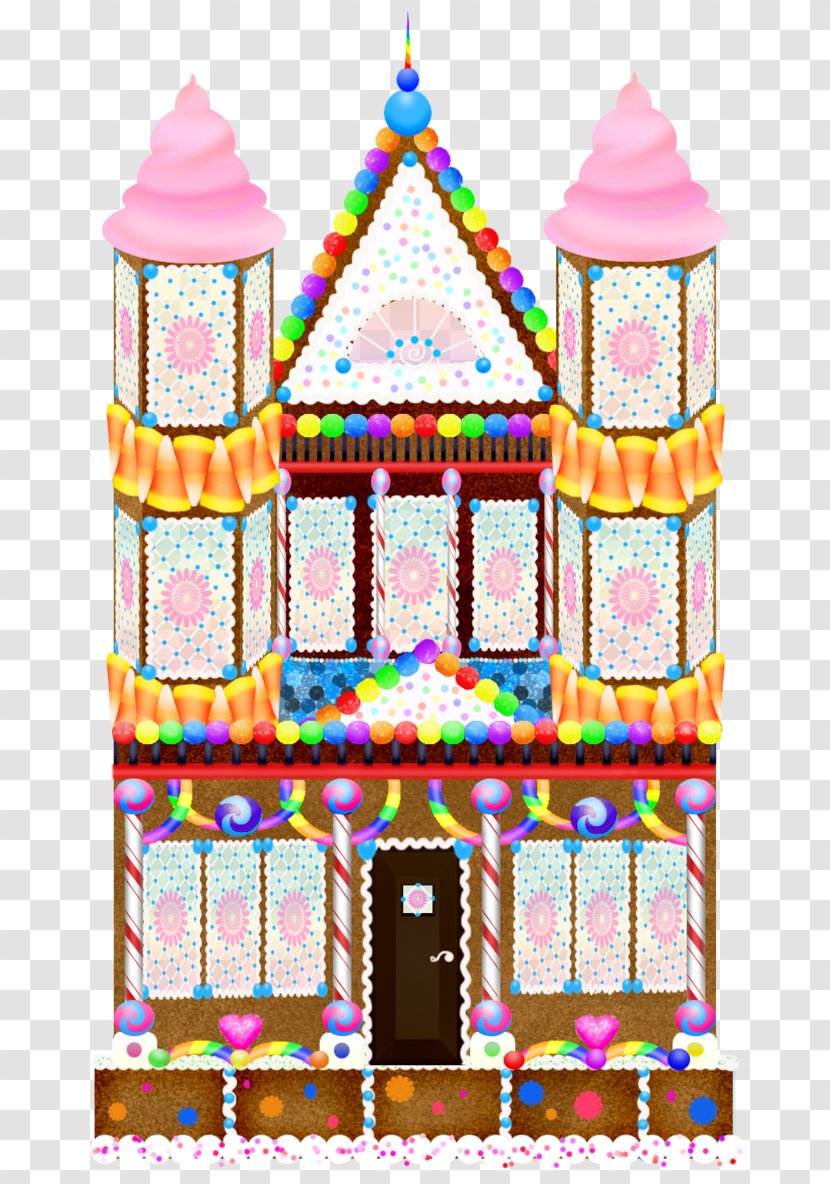 Gingerbread House Product Pattern - Candycorn Frame Transparent PNG