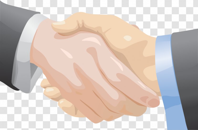 China Handshake Google Images - Hand-painted Vector Business Transparent PNG